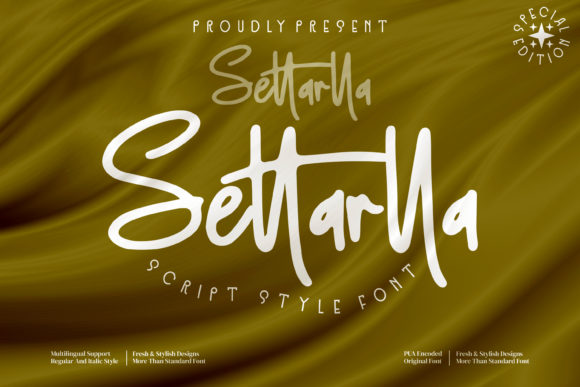Settarlla Font Poster 1