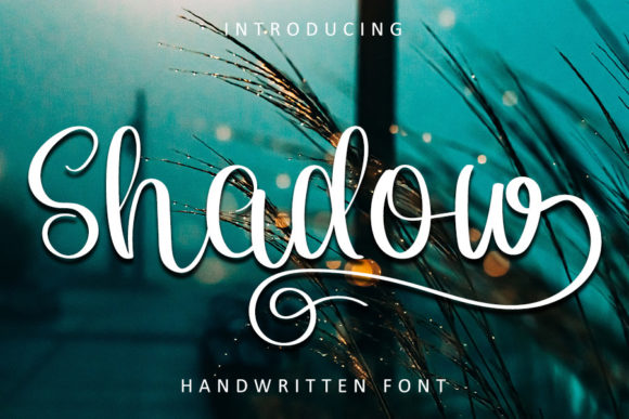 Shadow Font Poster 1