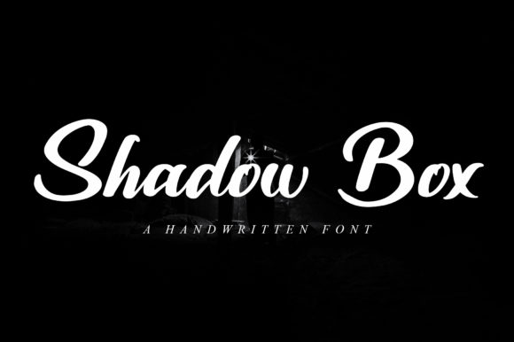 Shadow Box Font Poster 1