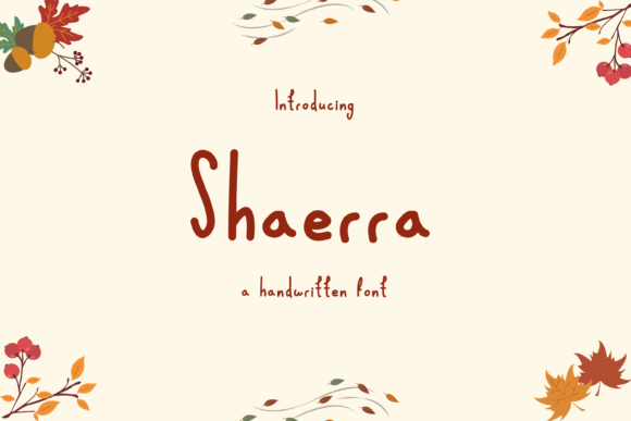 Shaerra Font Poster 1