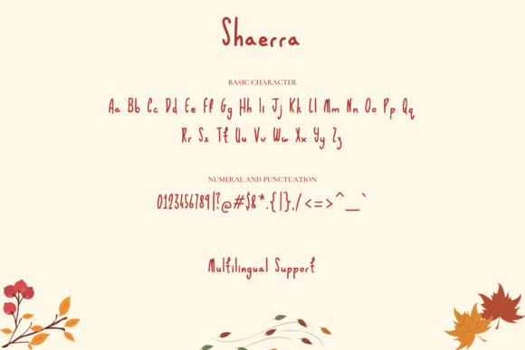 Shaerra Font Poster 4