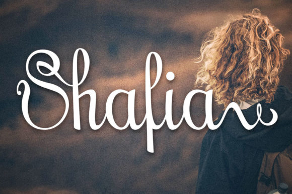 Shafia Font Poster 8