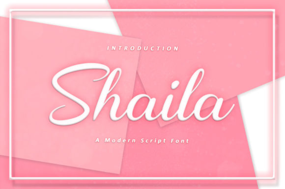 Shaila Font Poster 1