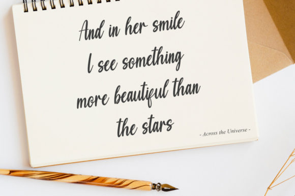 Shania Font Poster 3