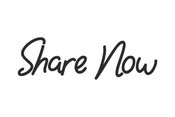 Share Now Font Poster 1