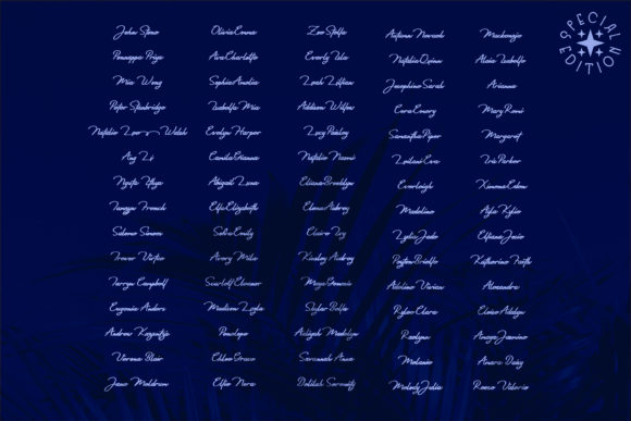 Sharon Minari Font Poster 2