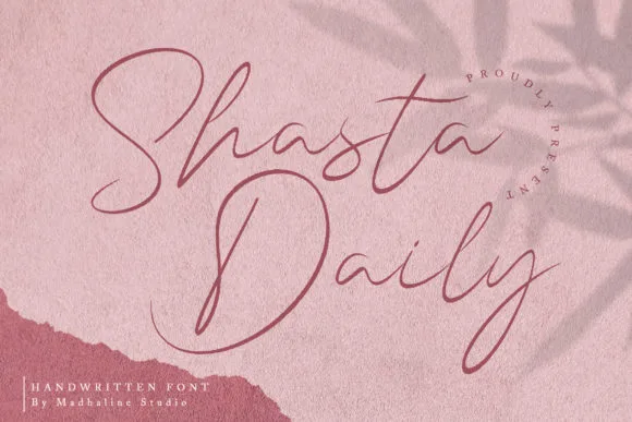 Shasta Daily Font Shasta Daily Font Poster 1