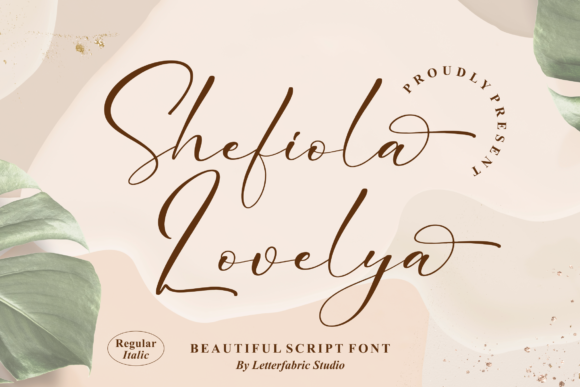 Shefiola Lovelya Font Poster 1