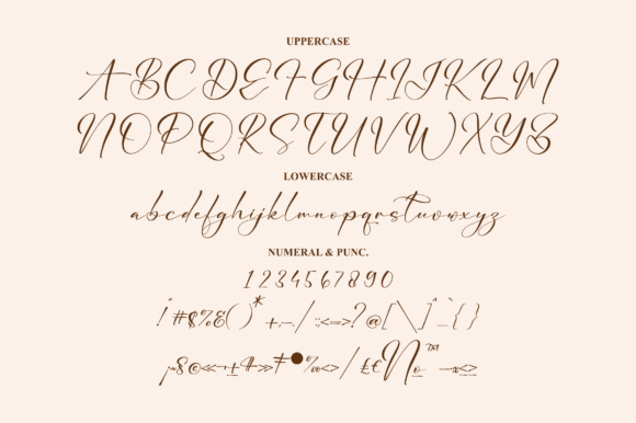 Shefiola Lovelya Font Poster 13