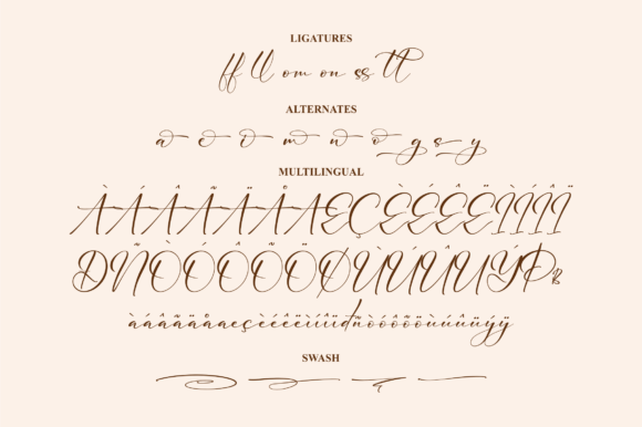 Shefiola Lovelya Font Poster 14