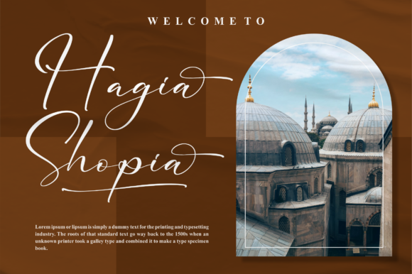 Shefiola Lovelya Font Poster 5