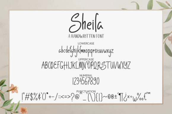 Sheila Font Poster 5