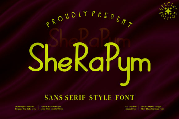 Sherapym Font Poster 1