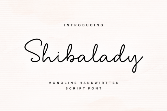 Shibalady Font Poster 1