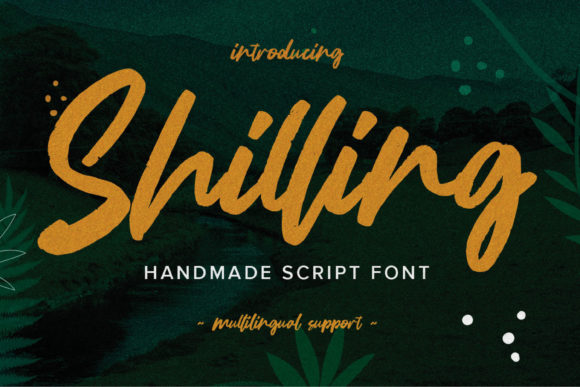 Shilling Font Poster 1