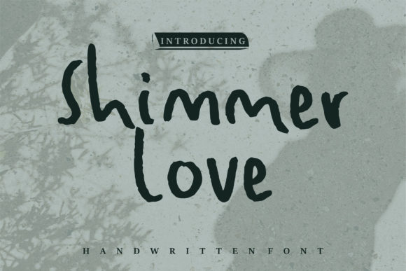 Shimmer Love Font Poster 1