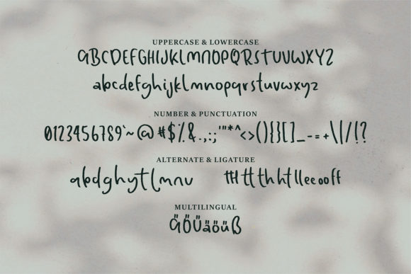 Shimmer Love Font Poster 6