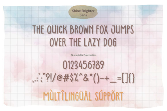 Shine Brighter Font Poster 3