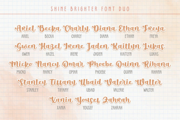 Shine Brighter Font Poster 4