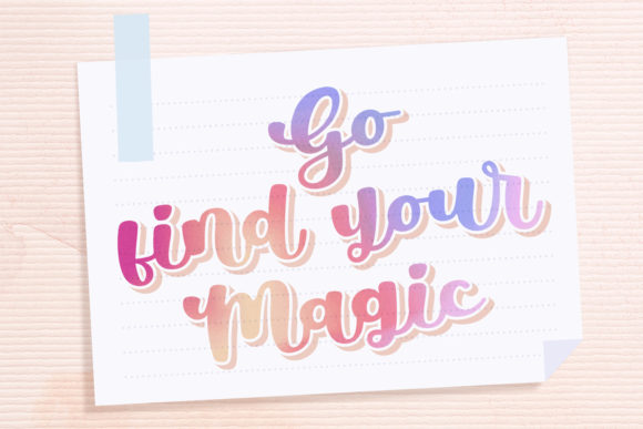Shine Brighter Font Poster 10