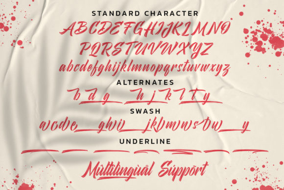Shinigami Font Poster 11