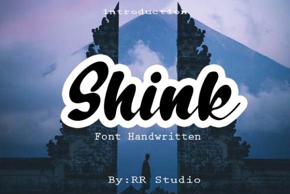 Shink Font Poster 1