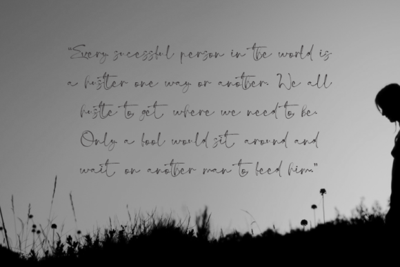 Shinoda Font Poster 7