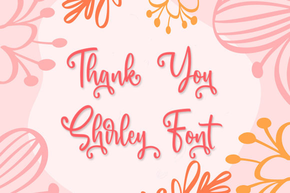 Shirley Font Poster 7