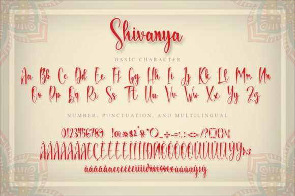 Shivanya Font Poster 9