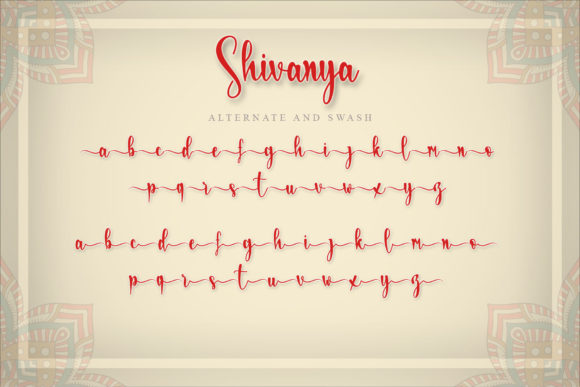 Shivanya Font Poster 10