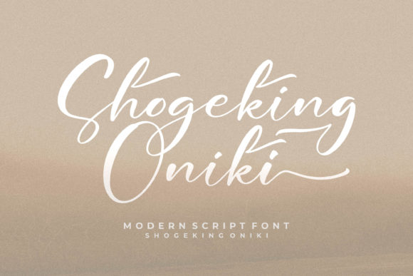 Shogeking Oniki Font