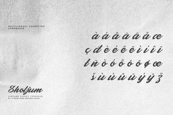 Sholjum Font Poster 11
