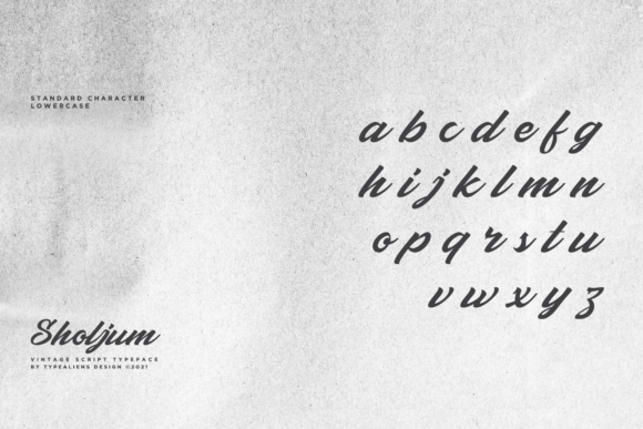 Sholjum Font Poster 8