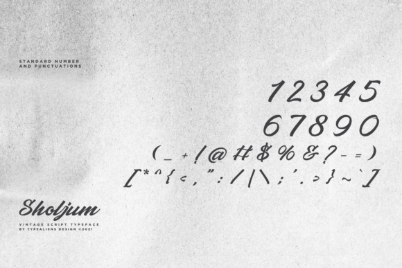 Sholjum Font Poster 9