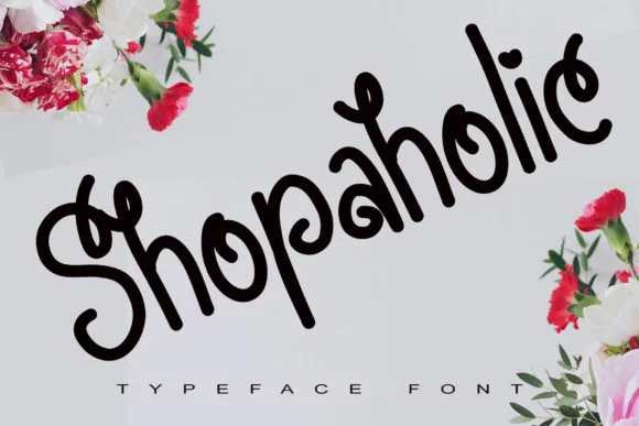 Shopaholic Font Shopaholic Font Poster 1