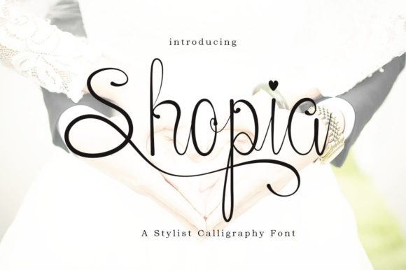 Shopia Font Poster 1