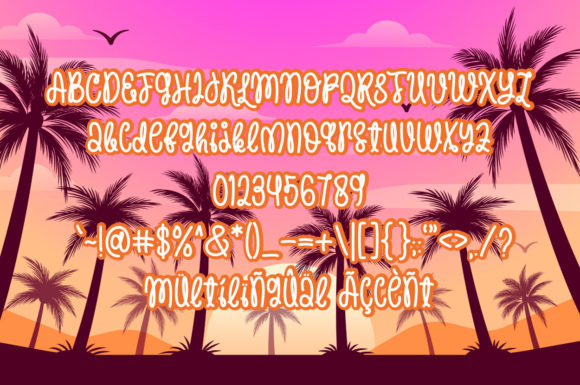 Short Autumn Font Poster 4