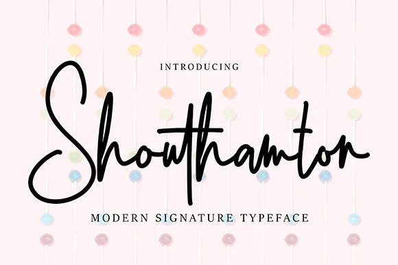 Shouthamton Font Shouthamton Font Poster 1