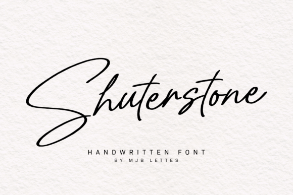 Shuterstone Font Poster 1