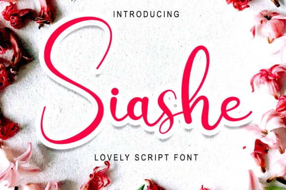 Siashe Font Siashe Font Poster 1