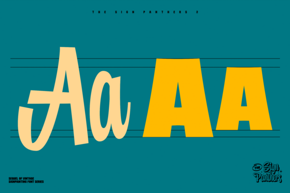 Sign Panthers 2 Font Poster 6