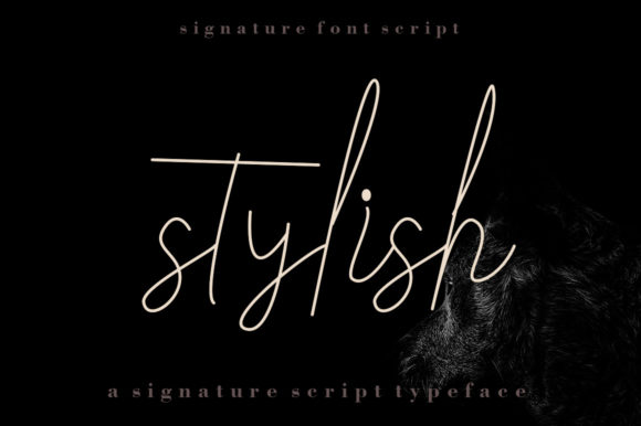 Signature Font Poster 3