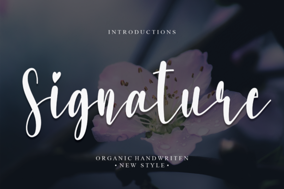 Signature Font