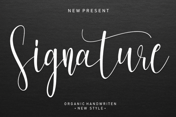 Signature Font