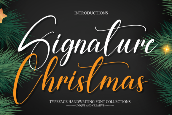 Signature Christmas Font