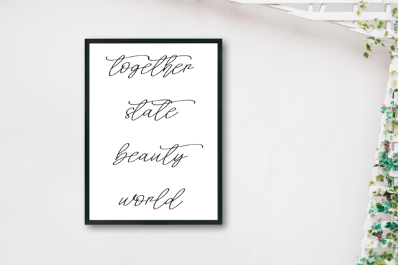 Signature Holiday Font Poster 7