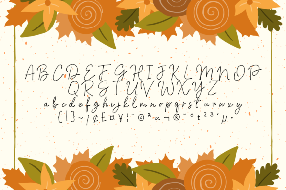 Signature Letter Font Poster 2