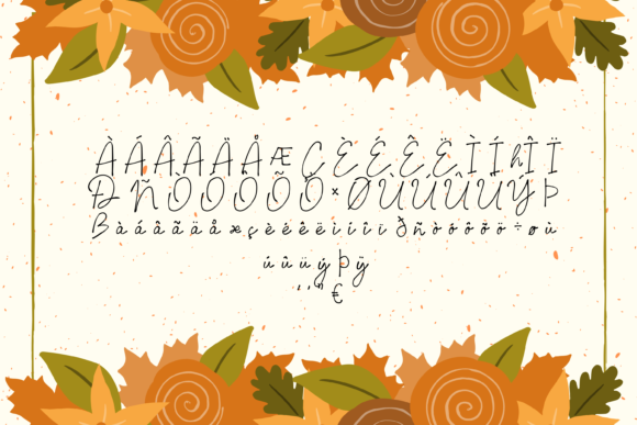Signature Letter Font Poster 3