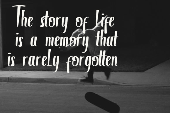 Signature Story Font Poster 2