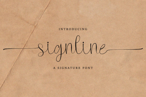 Signline Font Poster 1